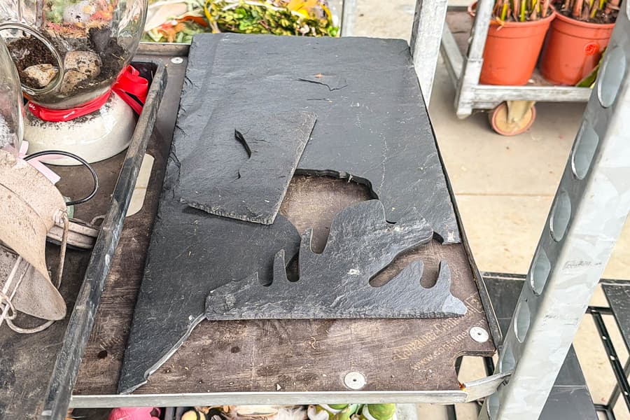 Posten Schieferplatten Ausschnitte